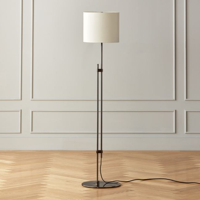 Online Designer Combined Living/Dining Soporte Blackened Brass Floor Lamp