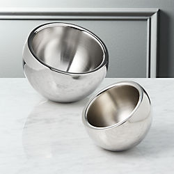 stainless steel snack bowls
