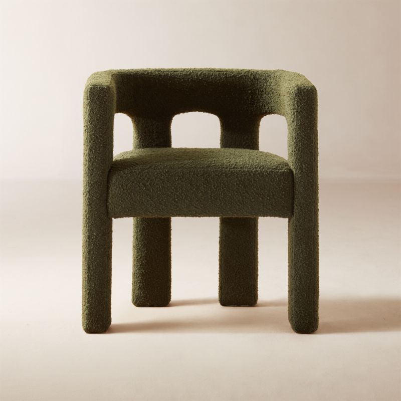 Chester Rose Velvet Barrel Dining Chair