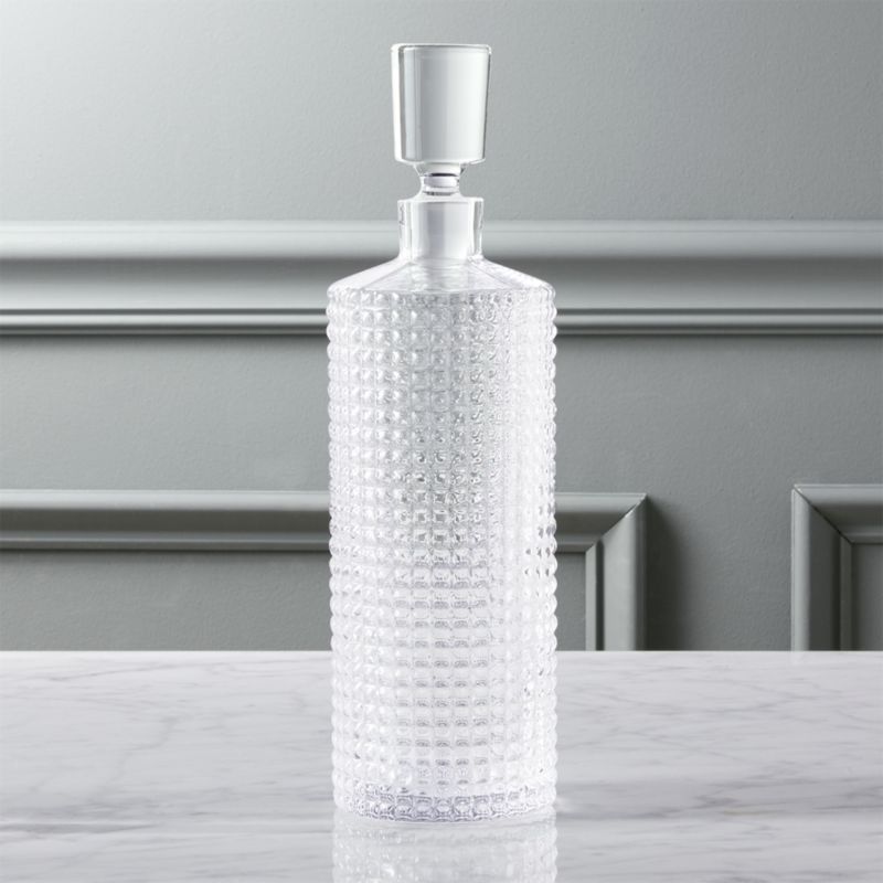 Stud Glass Decanter