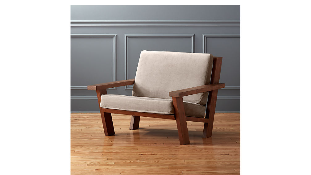 Studio Wooden Lounge Chair CB2