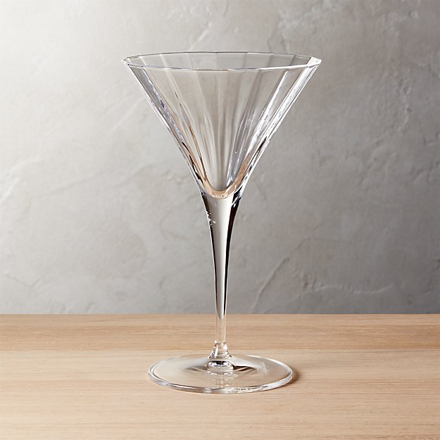 suave martini glass CB2