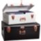 SuitCasesMatteBlkNWhtgrpS16