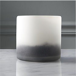 sumi glass tea light candle holder