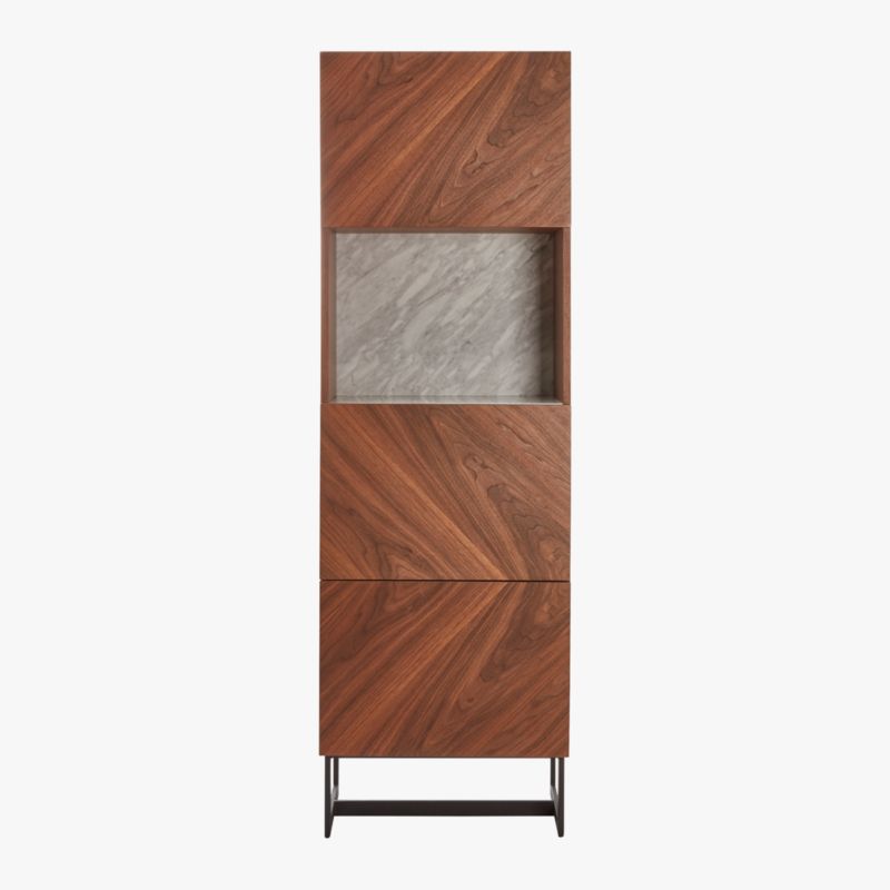 Cb2 suspend ii tall bar deals cabinet