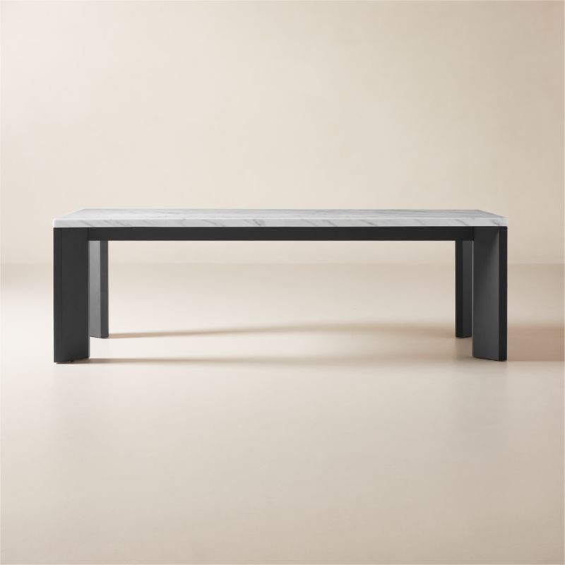 Sydney 72'' Rectangular Walnut Dining Table with Black Steel Legs