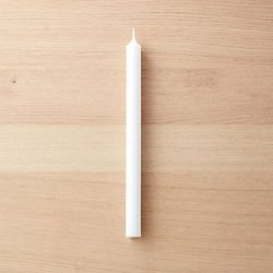white taper candle