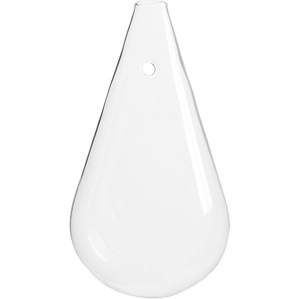 wall mounted teardrop vase in vases  CB2