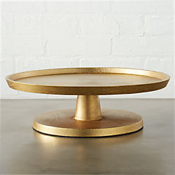 tectonic gold cake pedestal