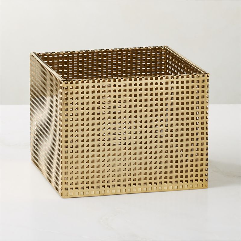 Marcel White Storage Trunk Large