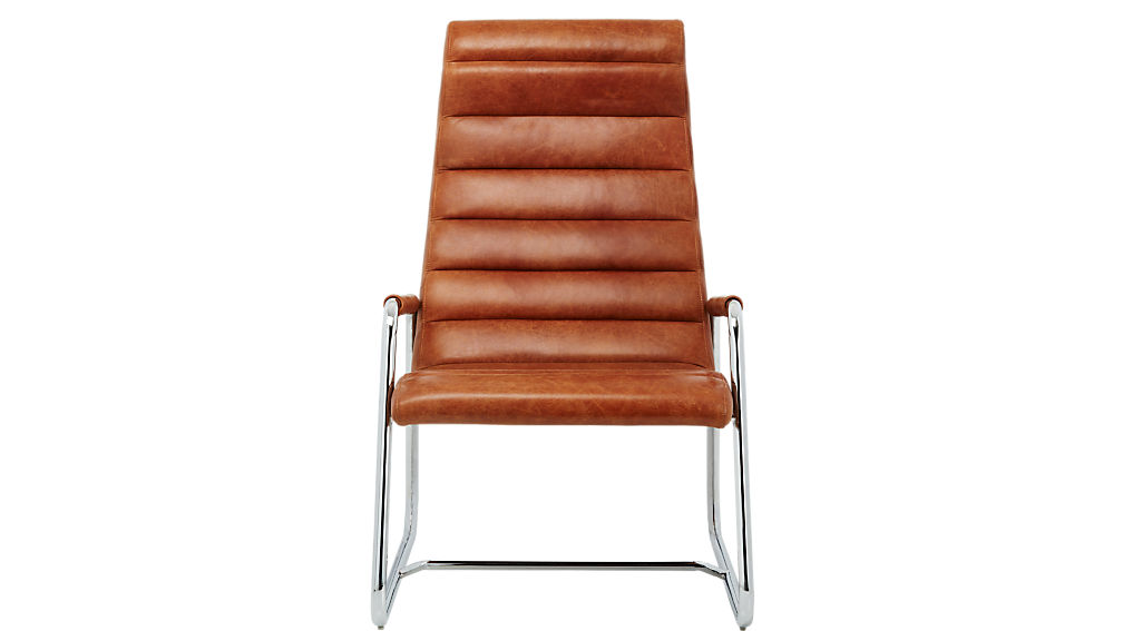 terreno leather chair CB2