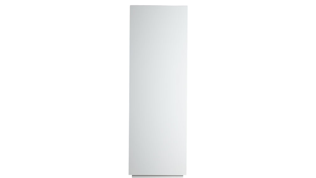 the wall tall white bathroom cabinet | CB2