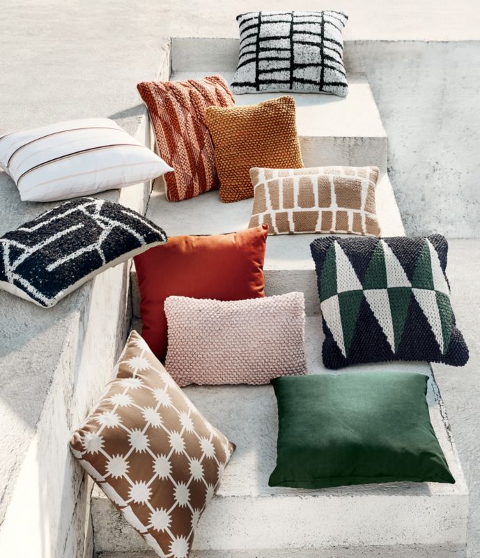 Cb2 shop outdoor cushions