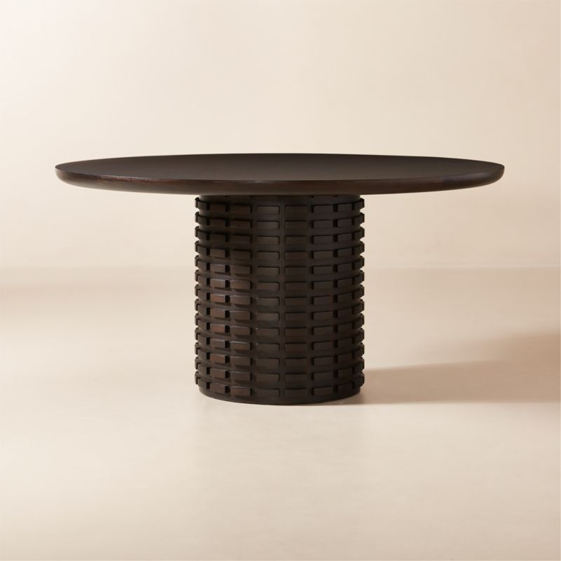 Aster 72" Oval Black Marble and Aluminum Dining Table