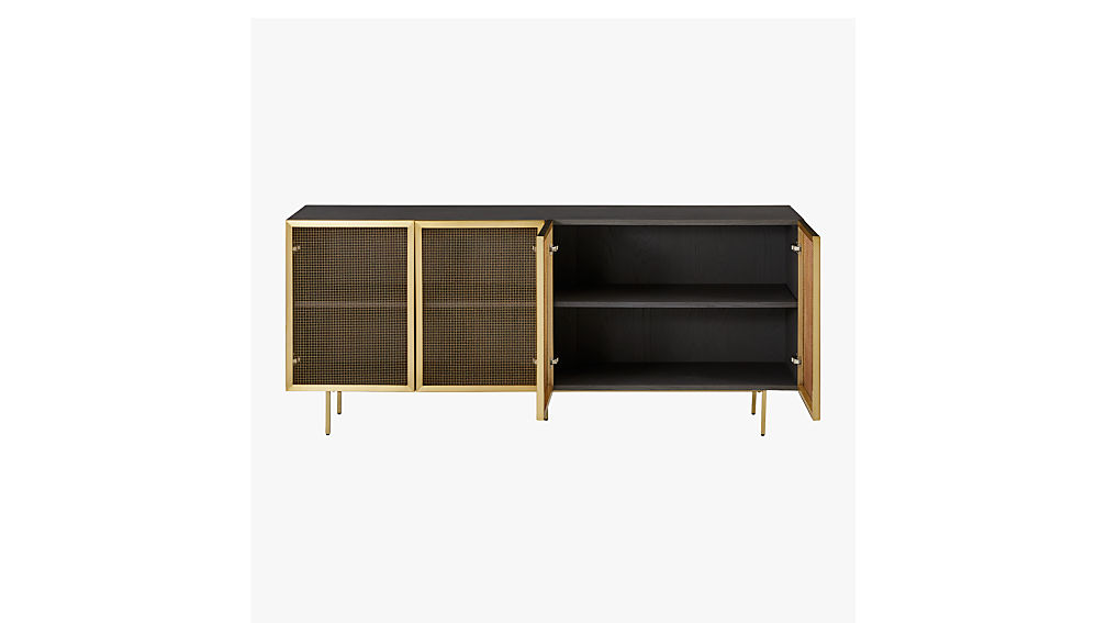Trace Wire Mesh Credenza CB2