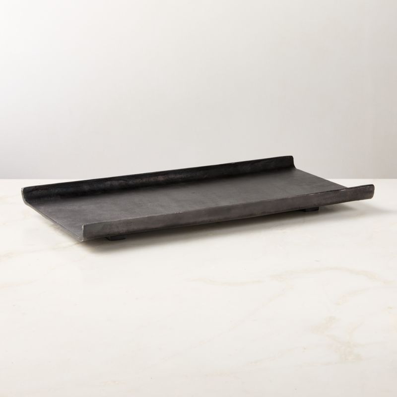 Cusco Textured Black Terracotta Decorative Bowl