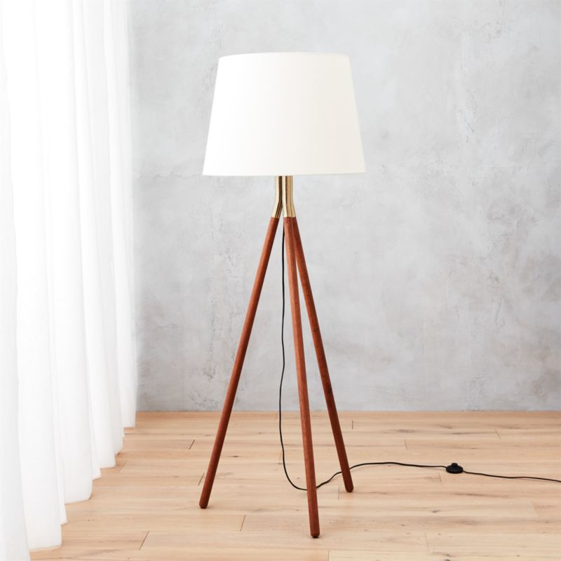 Modern Brass Floor Lamps | CB2 Modern Brass Floor Lamps | CB2