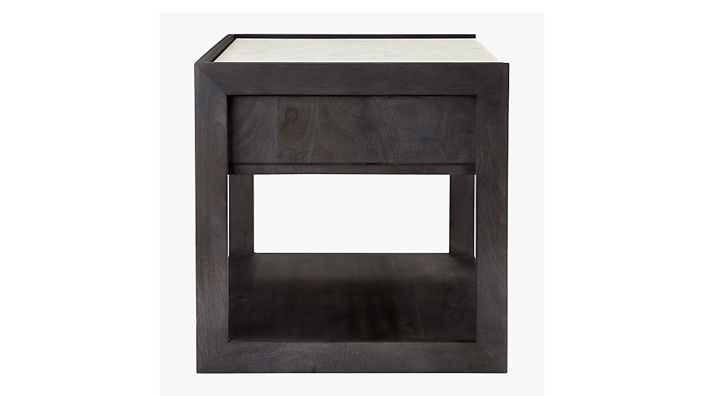 tux marble top nightstand CB2