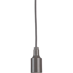 utility graphite pendant light (without bulb)
