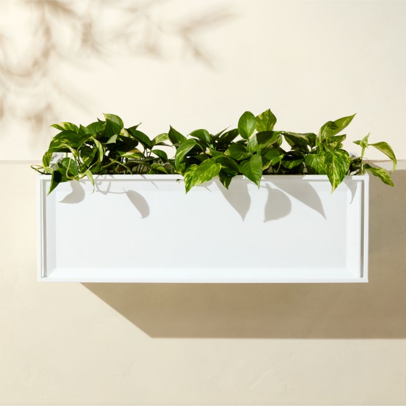 Varo Square Black Metal Indoor/Outdoor Planter 16.25"x32"