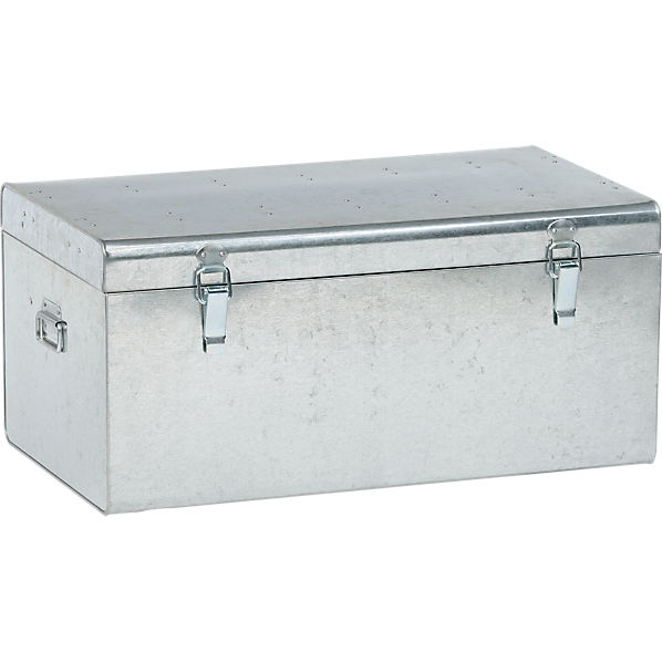 versus galvanized trunk in storage  CB2