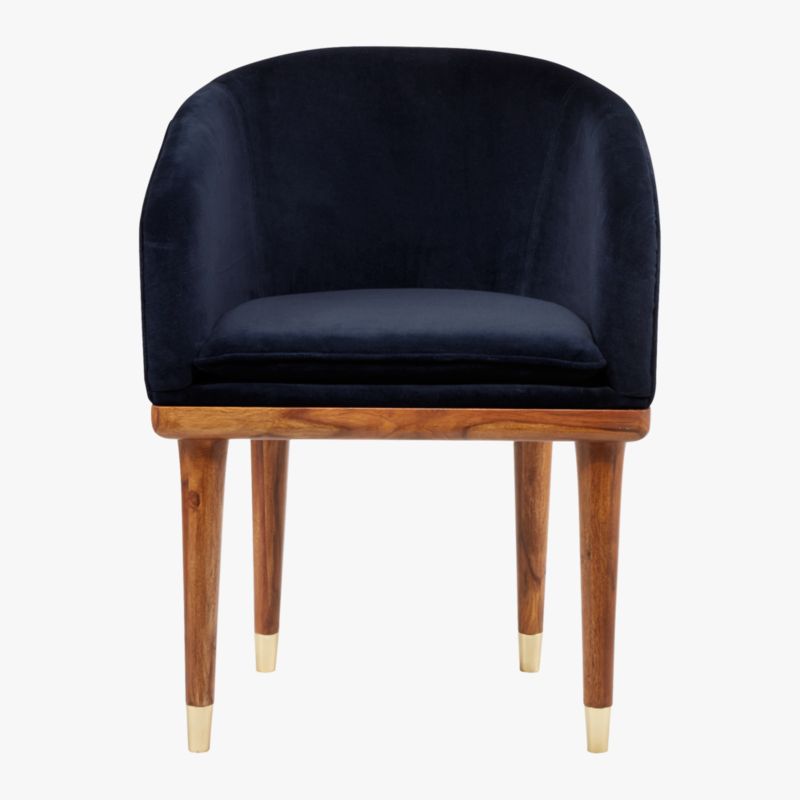 Viceroy sapphire 2024 blue velvet chair