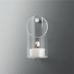 wall-mounted tea light candle holder