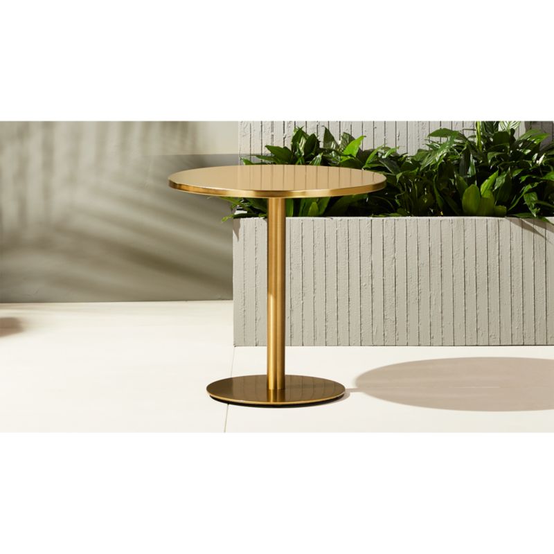 cb2 watermark bistro table