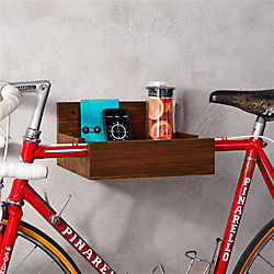 wood bike storage