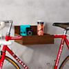 wood bike storage
