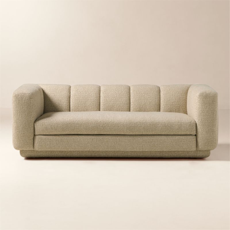 Yarrow 84" Sofa Stripe Black and White