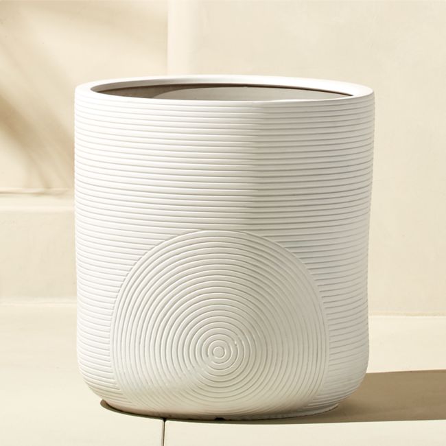 Online Designer Bedroom Zen Large White Planter