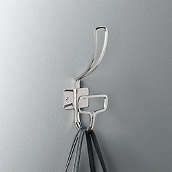zuzu silver wall hook