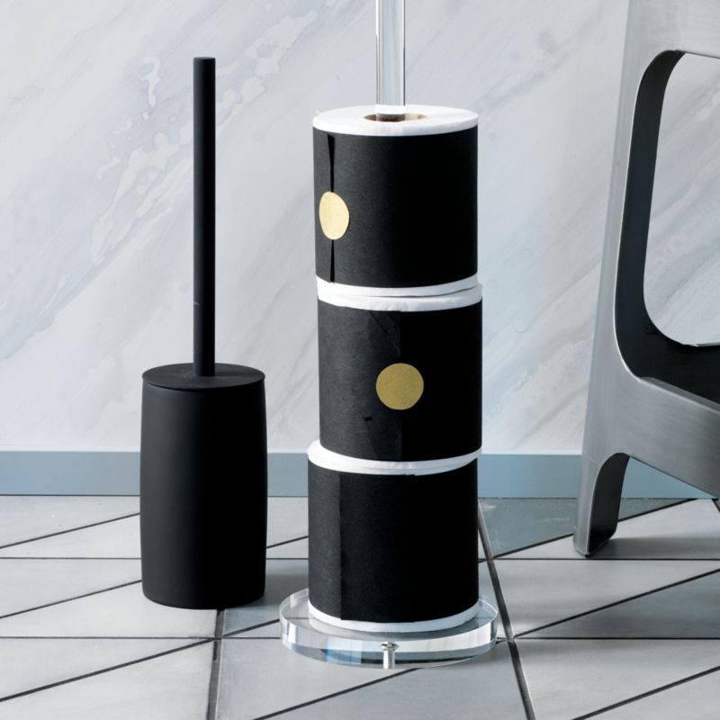 acrylic toilet paper storage tower