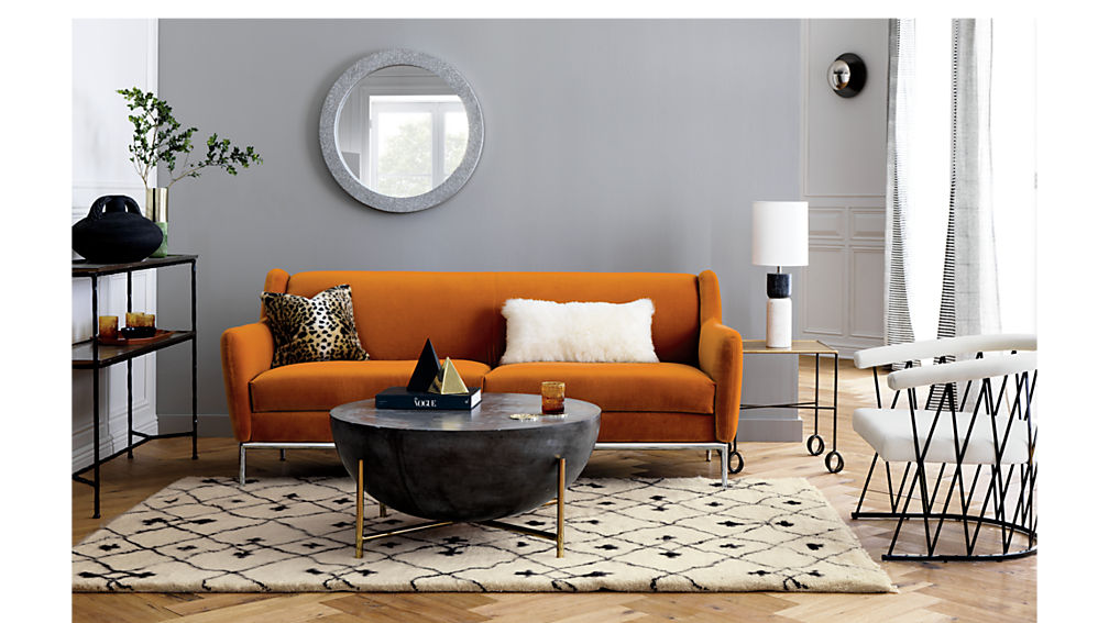 darbuka brass coffee table | CB2