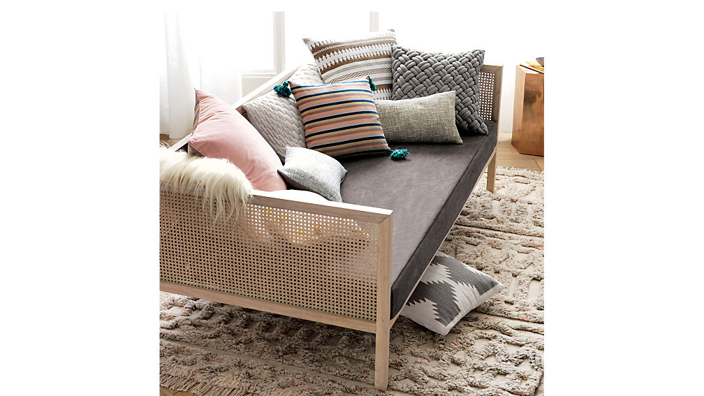 boho rattan daybed CB2