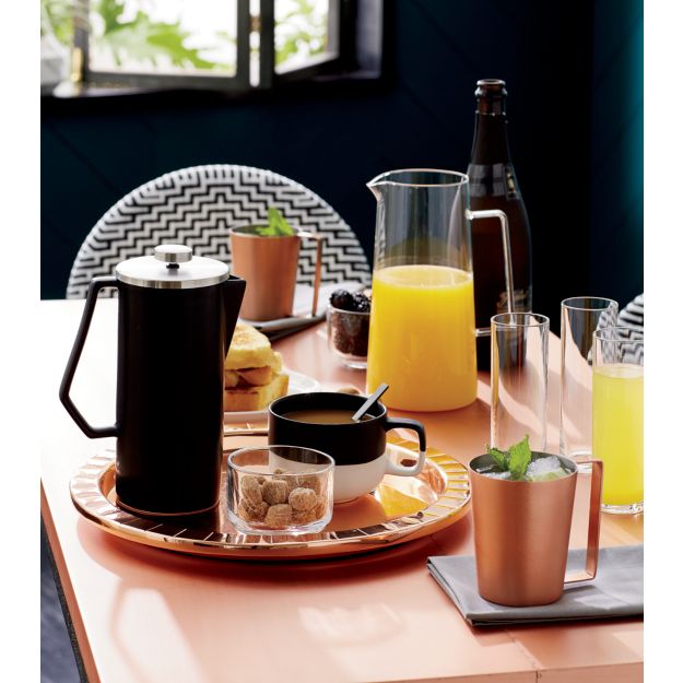 Dip Black and White Coffee Mug + Reviews CB2