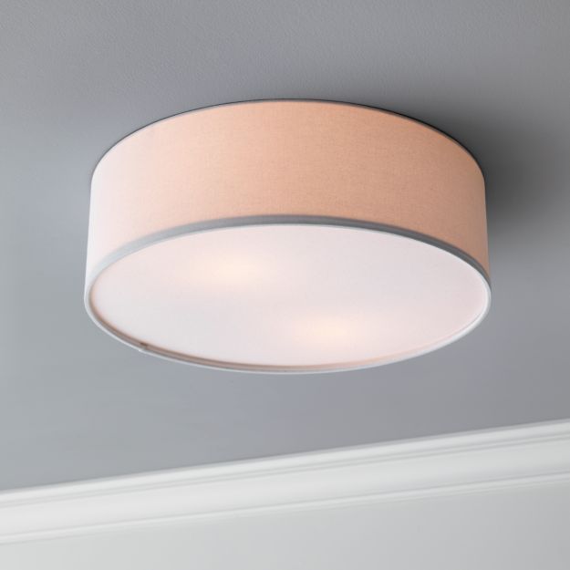 drum flush mount light + Reviews CB2