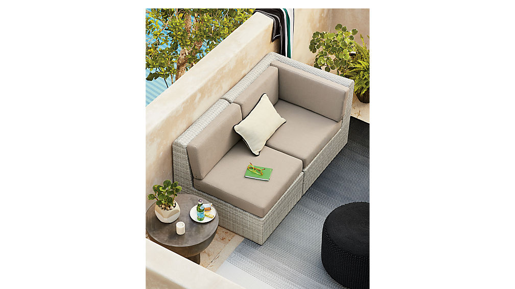 ebb small outdoor sectional CB2