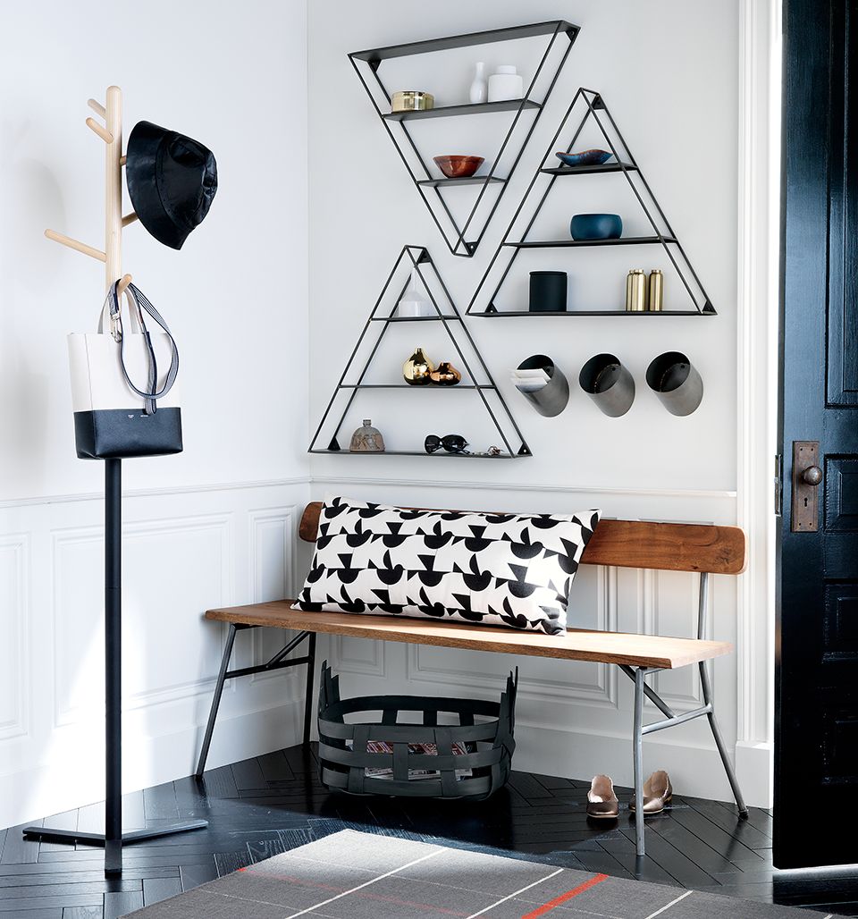 Cb2 wall coat online rack