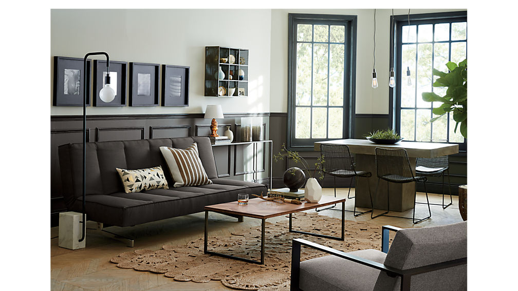 mill narrow console table | CB2