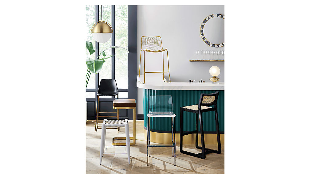 vapor 30" acrylic bar stool | CB2