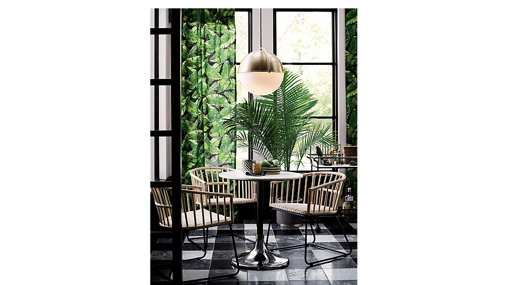 hackney marble cafe table CB2