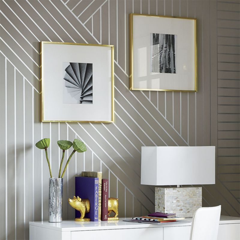 Wall Decor Idea - Create a Modern Mural Using Painters Tape