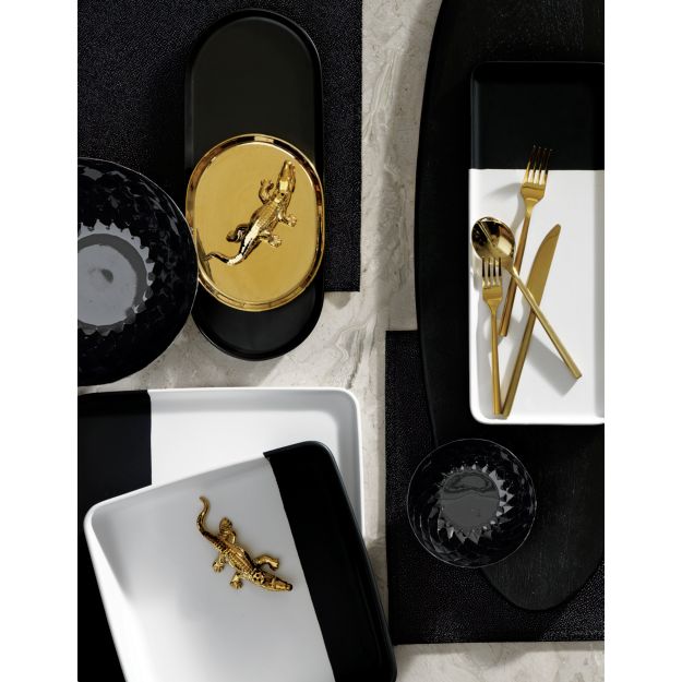20piece rush gold flatware set + Reviews CB2