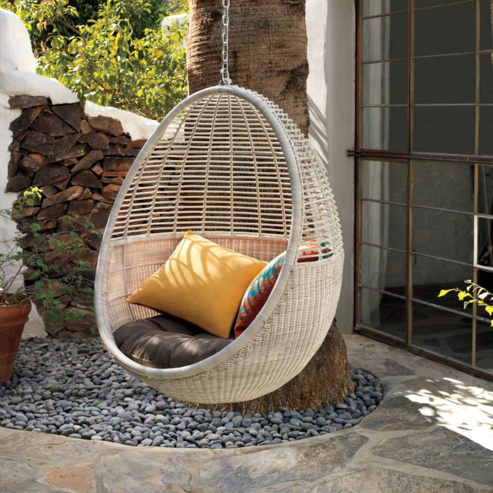 Uncategorized Pod Hanging Chair how its made pod hanging chair the cb2 blog