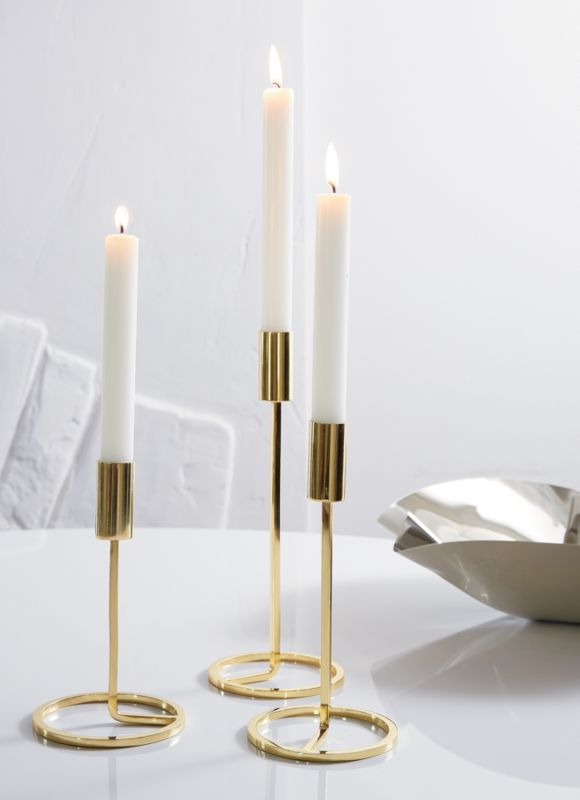Online Designer Bedroom 3-piece roundabout taper candle holder set