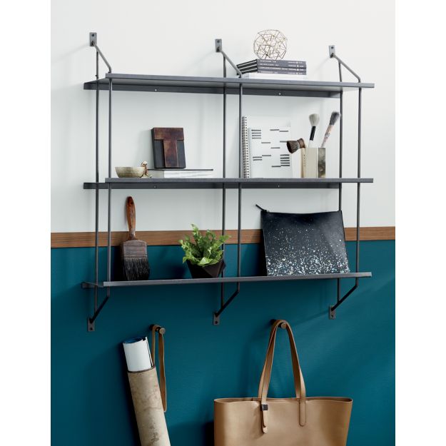 stretch modular wall shelf CB2